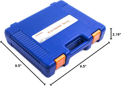 Vista 8 de escala de carga electrónica de refrigerante digital de 220 libras para HVAC y auto AC con funda portátil y pantalla LCD, funciona con R134a y R410a