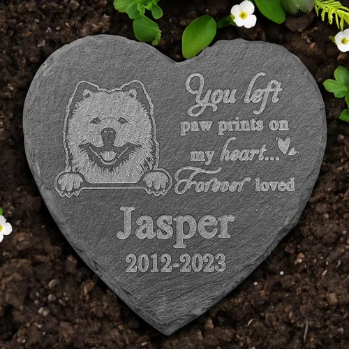 Vista 13 de Piedra conmemorativa de Golden Retriever, estatua de Golden Retriever, placa conmemorativa de Golden Retriever, regalos conmemorativos de Golden