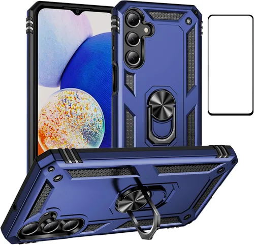 Vista 44 de Funda para Xiaomi POCO X3 NFC /X3 Pro con protector de pantalla, armadura de protección militar híbrida resistente a prueba de golpes, funda Negro