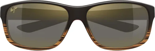 Vista 8 de Maui Jim Gafas de sol polarizadas para hombre y mujer con canal Kaiwi Rayas azules negras/azul hawaiano polarizado