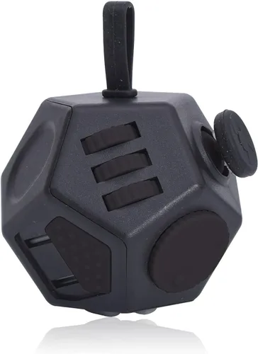 Vista 10 de UOOEFUN Mini Cubo de Juguetes Fidget, Cubo de Juguetes de 12 Lados para Aliviar el Estrés, Ansiedad, Depresión, Autismo para Niños y Adultos, Mejora
