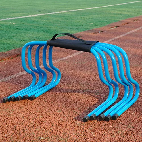 Vista 19 de YXXSDP Entrenamiento de velocidad de agilidad obstáculos para atletas, equipo de práctica deportiva portátil multicolor para entrenamiento