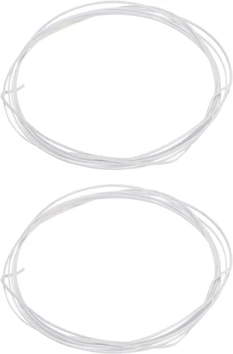 Vista 11 de MECCANIXITY Banda decorativa de plástico para guitarras 1650x1x0.5mm para guitarras acústicas y clásicas, negras, pack de 2 Negro