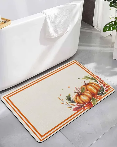 Vista 7 de Tapete de baño gris degradado para bañera, antideslizante, de secado rápido y absorbente, tierra de diatomeas, cocina, ducha, fregadero, lavable