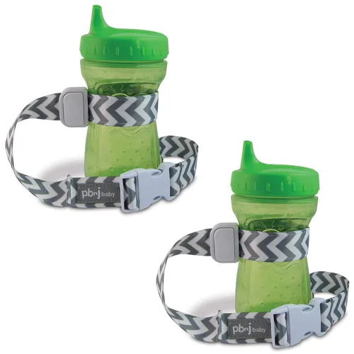 Vista 16 de PBnJ Baby SippyPal Sippy - Correa para portavasos (123, 2 unidades)