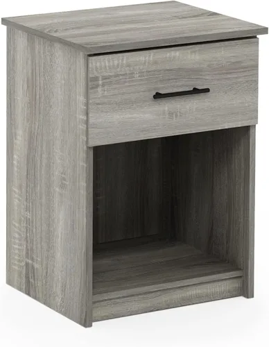 Vista 8 de Furinno Tidur - Mesita de noche, roble negro, americano, paquete de 2