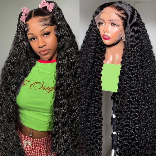 Vista 8 de Peluca de cabello humano rizado afro de 13 x 4 HD, pelucas de encaje frontal HD de 200 de densidad, sin pegamento, pelucas de cabello humano Natural