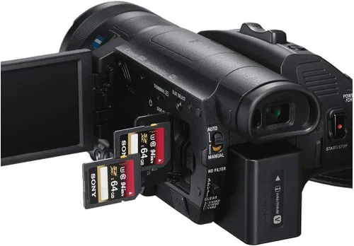 Vista 6 de Sony Videocámara FDRAX700/B FDR-AX700 4K HDR, color negro
