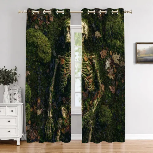 Vista 156 de Maritime Ocean Blackout Tier Curtains, Anchors Nautical Art Half Window Drapes for Kitchen with Rod Pocket,Room Darkening 2 Pack 26X24 Inches
