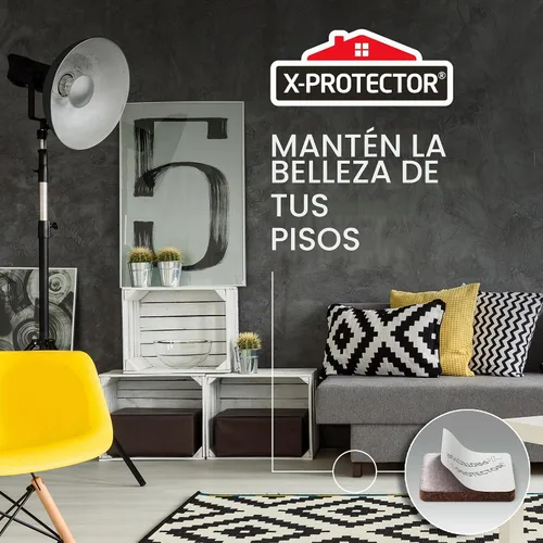 Vista 6 de X-PROTECTOR Almohadillas de Fieltro para Muebles - 32 PCS de 1 1/2" Protectores de Piso para Patas de Sillas y Muebles - ¡Protege Tus Pisos