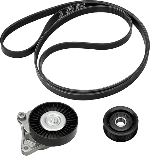 Vista 37 de IRONTEK 1L2E6C348AA Tensor de correa Polea tensora para Ford (2002-2005 Excursion/ 2002-2014 Expedition/2002-2010 F-150), para Jeep 2007-2018