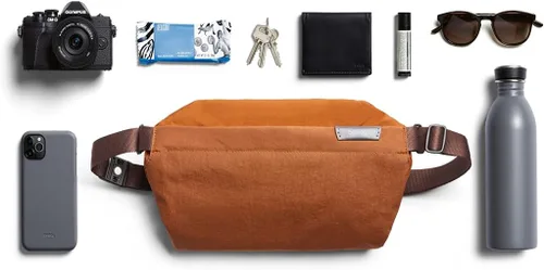 Vista 6 de Bellroy Bolso bandolera (bolsa cruzada para hombres, mujeres, 7L), bronce, Versátil