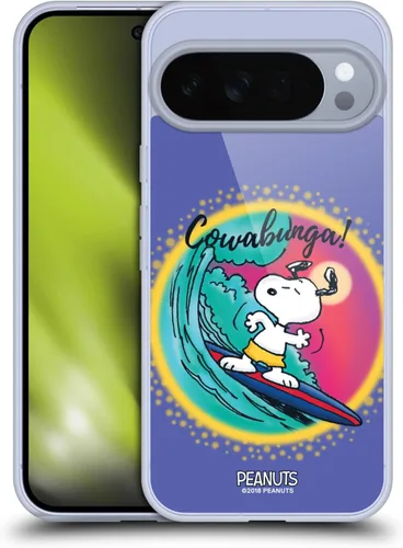 Vista 106 de Head Case Designs Officially Licensed Peanuts Beach Surf Snoopy Boardwalk Airbrush Gel Case [Military Grade Protection] Compatible with Google Pixel