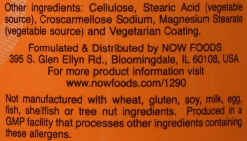 Vista 3 de Now Foods Citrato de Magnesio, 200 Mg
