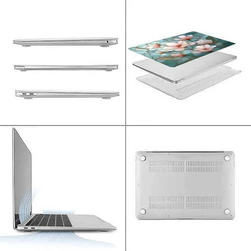 Vista 12 de Funda para computadora MacBook Pro de 13 pulgadas, modelo A1425/A1502, modelo A1425/A1502, diseño de primera calidad, funda rígida para laptop 3D 3D