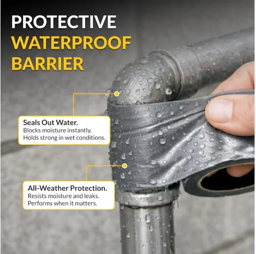 Vista 41 de Brixwell Cinta adhesiva impermeable, 1-7/8" de ancho, 60 yardas