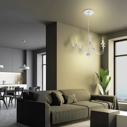 Vista 4 de Feit Electric CFC40/927CA/FIL/AG Bombilla LED inteligente, WiFi, regulable, no requiere concentrador, compatible con Alexa o Google Assistant