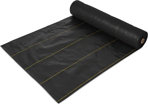 Vista 12 de Dewitt Pro-5 Tela Paisajística Tejida con Barrera contra Malezas, 5 oz, Negro, 3' x 250' - Control de Crecimiento de Servicio Pesado, Cubierta