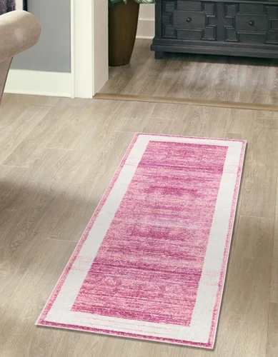 Vista 23 de Unique Loom Uptown Collection - Alfombra Yorkville (2 pies 2 pulgadas x 6 pies, color azul marino/marfil)
