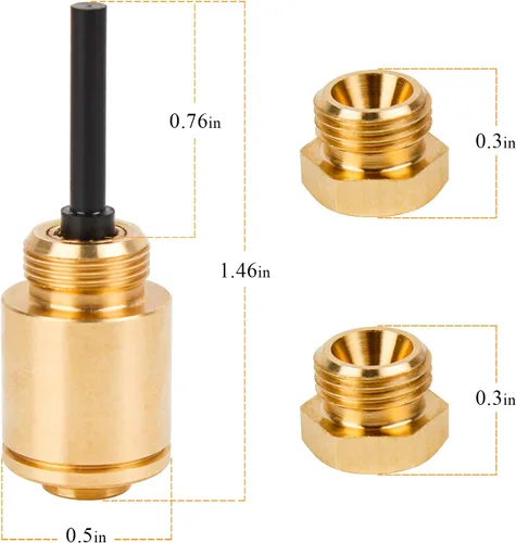 Vista 2 de Kit de conversión de propano líquido W10606694A Compatible con Kenmore Whirlpool Amana Secador de gas Maytag