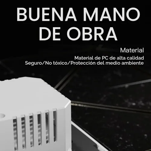 Vista 6 de MoesGo - Interruptor de luz inteligente WiFi de segunda generación, interruptor de pared inteligente WiFi de 2.4GHz, requiere cable neutro, control