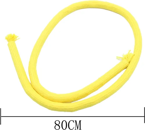 Vista 3 de sumrica Cuerda flexible rígida (3 piezas, amarillo), cuerda rígida, truco de magia, truco de primer plano de escenario de comedia, accesorios