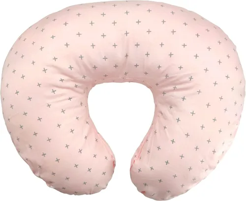 Vista 24 de LAT - Almohada de lactancia para lactancia materna, funda extraíble 100% algodón, almohadas ergonómicas para lactancia materna para mamá y bebé