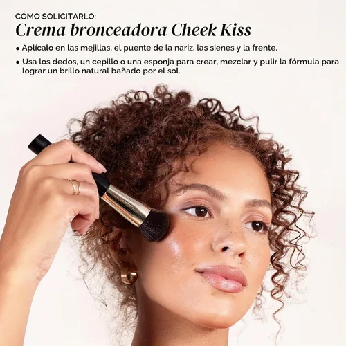 Vista 6 de Milani Crema Bronceadora Cheek Kiss 110 Hey Honey