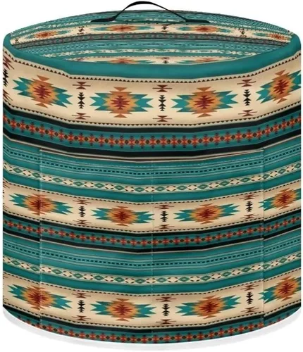 Vista 9 de GLENLCWE Funda para olla a presión de esqueleto de sangre roja para olla arrocera de 3 cuartos de galón, cubierta antipolvo de Halloween, cubierta