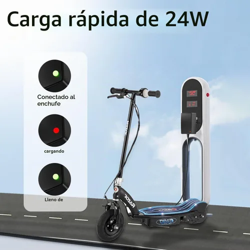 Vista 4 de Cargador de repuesto de 24V 1.5A compatible con Razor MX350 Dirt Bike, batería de scooter eléctrico, Razor E100 E200 E300, MX400 Dirt Rocket