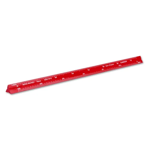 Vista 9 de Alumicolor Regla Métrica de Bolsillo para Arquitecto de Aluminio, 15CM, Negro