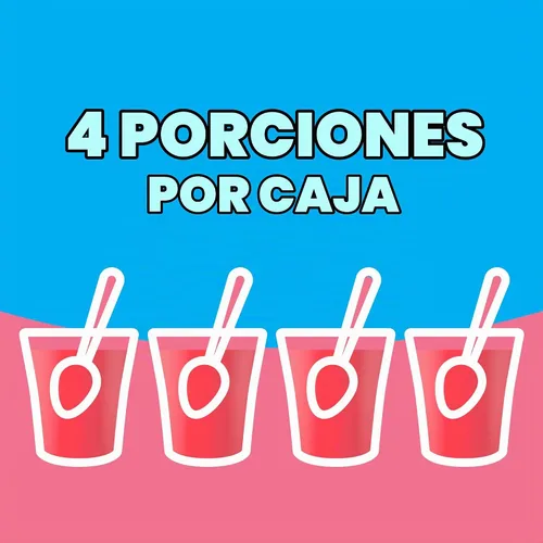 Vista 5 de Jell-O Postre de gelatina sin azúcar, plátano fresa (paquete de 4)