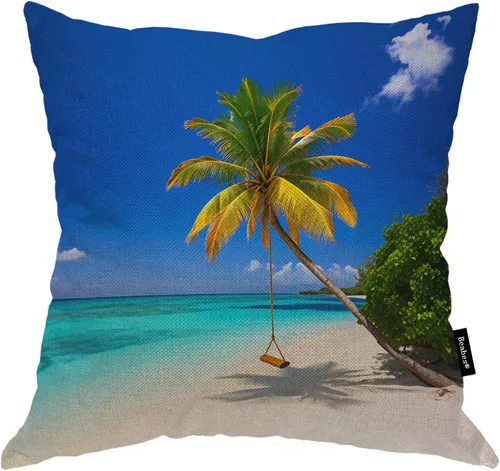 Vista 31 de Fundas de almohada de pintura artística, líneas abstractas amarillas y grises, fundas de almohada suaves, funda de cojín para sala de estar, cama