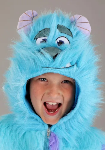 Vista 4 de Disfraz con capucha de Monsters Inc Sulley para niños