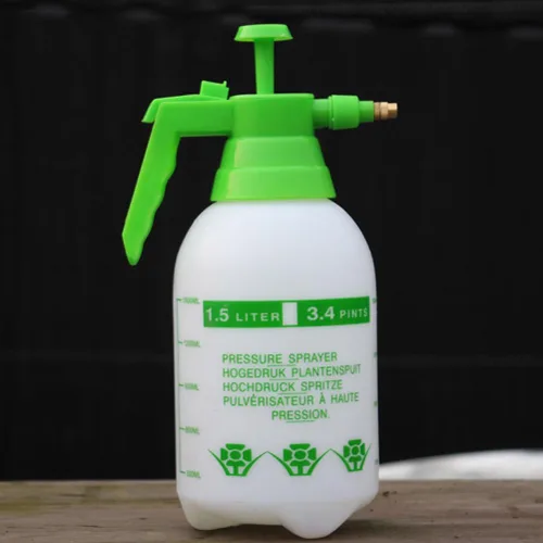 Vista 3 de VANZACK Pulverizador neumático para rociador de agua de manchas, botella rociadora de mano, rociador de jardín, botella de rociador de césped
