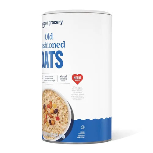 Vista 6 de Amazon Grocery, Avena a la Antigua, 18 Oz (Anteriormente Happy Belly, El Empaque Puede Variar)