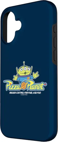 Vista 2 de Funda con logotipo de Disney Pixar Toy Story Alien Pizza Planet para iPhone 16