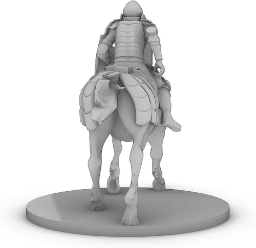 Vista 4 de Human Cavalier 2 Base Tabletop DND Gaming Miniature