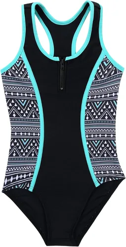 Vista 3 de MSemis Traje de baño tankini de dos piezas para niñas grandes y jóvenes