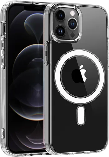 Vista 65 de S. Tedazo Funda magnética para iPhone 7/8 Plus (5.5 pulgadas) compatible con MagSafe, [no amarillenta] delgada, a prueba de golpes, funda para Negro