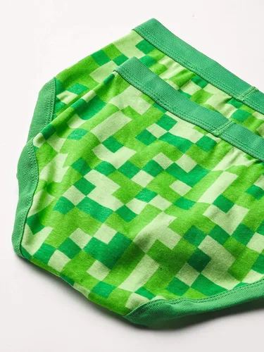 Vista 5 de Minecraft Boys' Ultimate Gamer 8-Pack 100% Combed Cotton Briefs in Sizes 4, 6 and 8