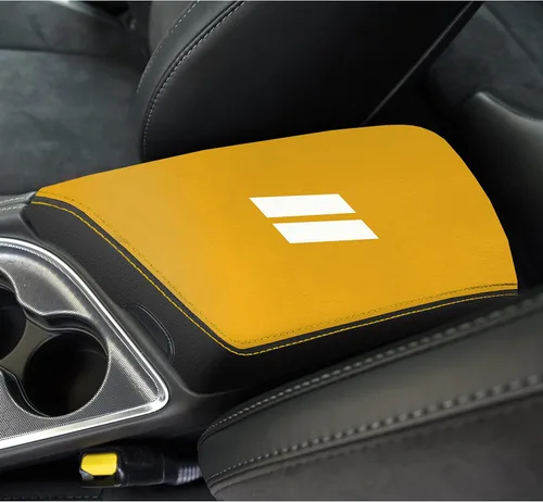Vista 11 de YOSRTER para Accesorios de Dodge Challenger 2015 2016 2017 2018 2019 2020 2021 2022 2023 2024 Funda de Reposabrazos de Consola Central Caja