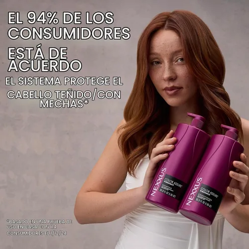 Vista 11 de Nexxus Color Assure Acondicionador con ProteinFusion, Para Cabello Teñido, 33.8 oz