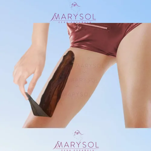 Vista 2 de Marysol - Cera de depilación sin tiras, carbón activado, 2 lb