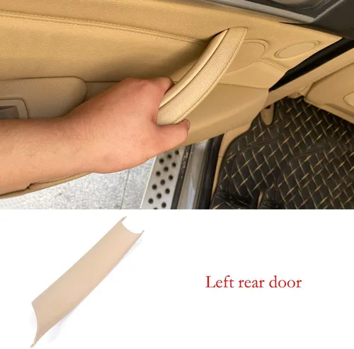 Vista 6 de TKREENO Cubierta de manija de puerta de automóvil para BMW X5 X6 E70 E71 2007-2013 manijas de puerta interior accesorios de decoración