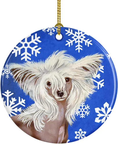 Vista 84 de Caroline's Treasures Cavalier Spaniel - Adorno de cerámica para colgar en el árbol de Navidad, para el hogar, Navidad, fiestas, regalo, 3 pulgadas