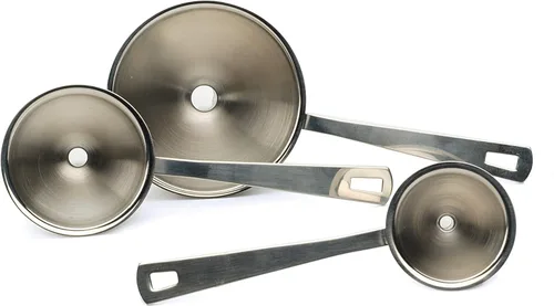 Vista 5 de RSVP International Endurance Collection - Embudo para especias de cocina, acero inoxidable y apto para lavavajillas, mini juego, varios tamaños