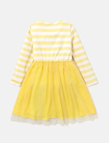 Vista 2 de L.O.L. Surprise! Vestidos de malla tutú para niñas con mariposa y purpurina para fiesta, vestido de tul de manga larga, regalo de cumpleaños