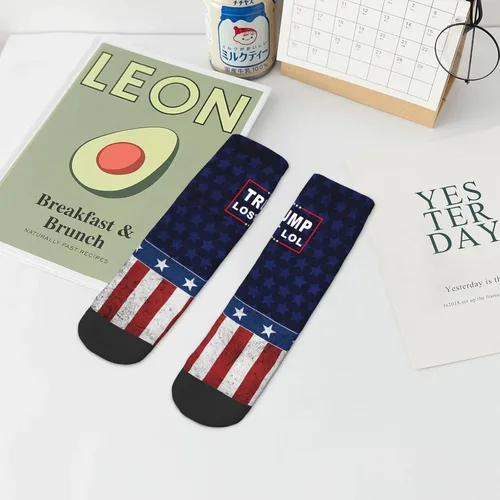 Vista 8 de Donald Trump Lost Lol Ankle Socks Winter Low Cut Sports Warm Comfort Breathable Casual Socks For Mens And Womens -6
