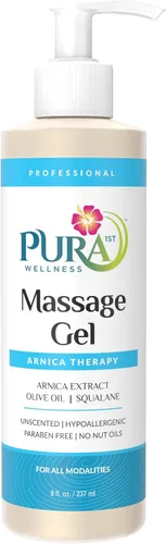 Vista 8 de Arnica Therapy Gel de masaje de 1 galón, extracto de árnica, profesional, terapia de masaje, tejido profundo, sin perfume, hipoalergénico